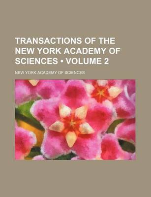 Book cover for Transactions of the New York Academy of Sciences (Volume 2)