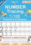 Book cover for Number Tracing book for Preschoolers