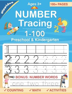 Book cover for Number Tracing book for Preschoolers