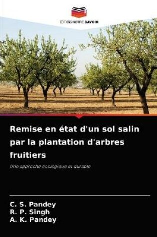 Cover of Remise en état d'un sol salin par la plantation d'arbres fruitiers