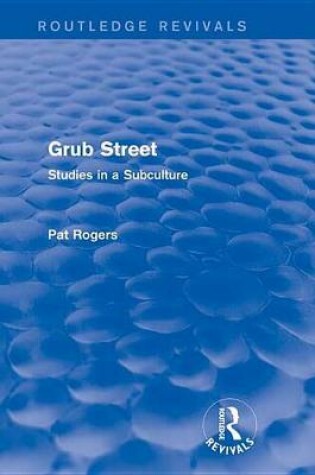 Cover of Grub Street (Routledge Revivals)