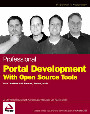 Book cover for Professional Portal Development with Open Source Tools