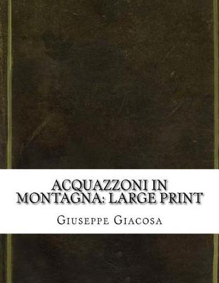 Book cover for Acquazzoni in Montagna