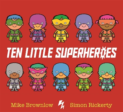 Book cover for Ten Little Superheroes