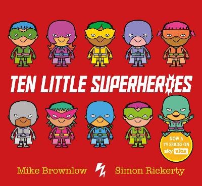 Book cover for Ten Little Superheroes