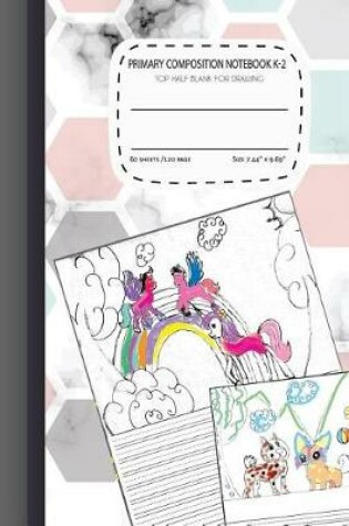 Cover of primary notebook grades k-2 Top Half Blank For Drawing 60 sheets/120 pages
