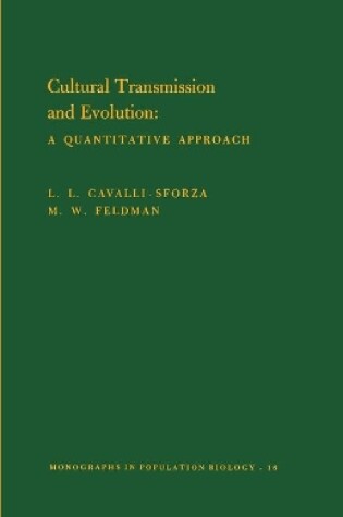 Cover of Cultural Transmission and Evolution (MPB-16), Volume 16