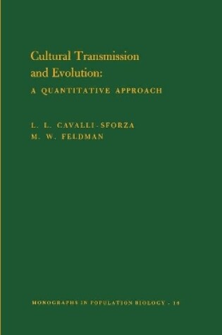 Cover of Cultural Transmission and Evolution