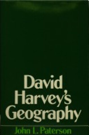 Cover of David Harvey's Geography