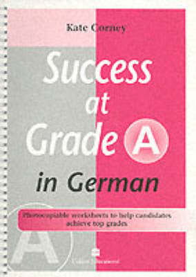 Book cover for Success at Grade A in German