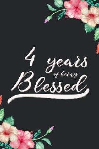 Cover of Blessed 4th Birthday Journal