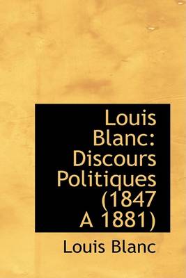 Book cover for Louis Blanc