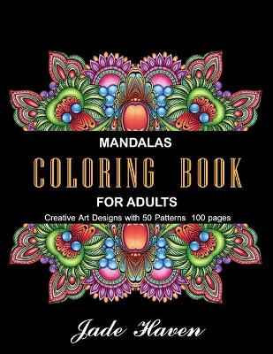 Book cover for Mandalas Coloring Book for Adults