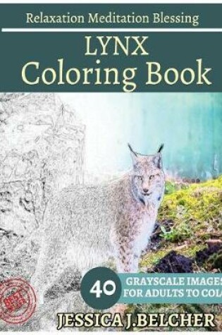 Cover of Lynx Coloring Book for Adults Relaxation Meditation Blessing