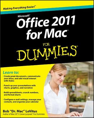 Book cover for Office 2011 for Mac For Dummies