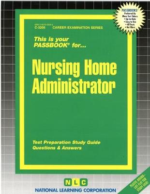 Book cover for Nursing Home Administrator