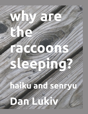 Book cover for why are the raccoons sleeping?