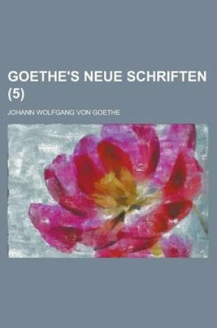 Cover of Goethe's Neue Schriften (5)