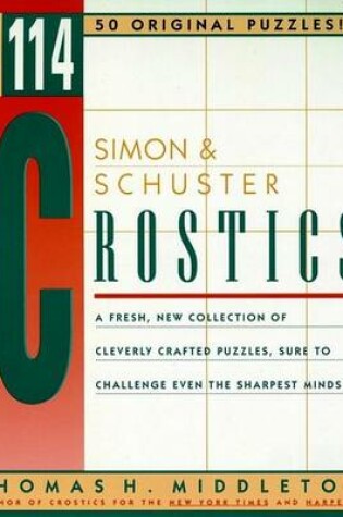 Cover of Simon & Schuster Crostics #11