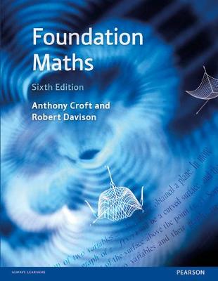 Book cover for Foundation Maths 6e with MyMathLab Global