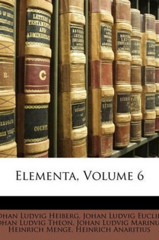 Cover of Elementa, Volume 6