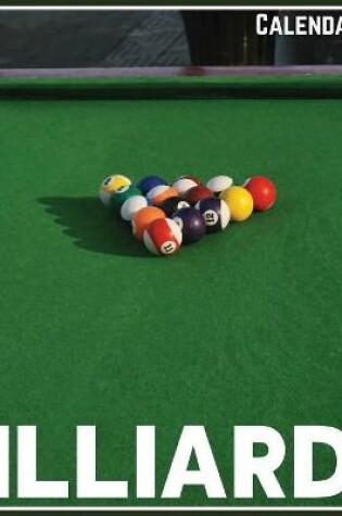 Cover of Billiards Calendar 2021