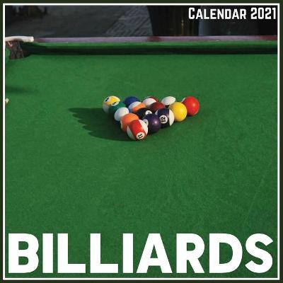 Book cover for Billiards Calendar 2021