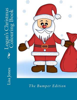 Book cover for Logan's Christmas Colouring Book