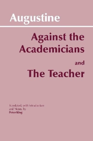 Cover of Against the Academicians and The Teacher
