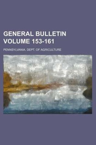 Cover of General Bulletin Volume 153-161