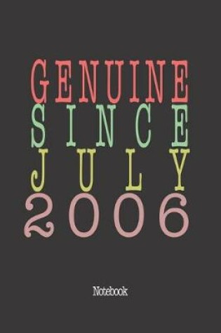 Cover of Genuine Since July 2006