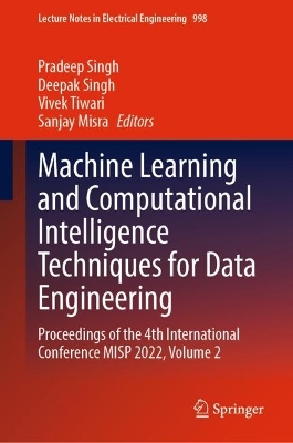 Cover of Machine Learning and Computational Intelligence Techniques for Data Engineering