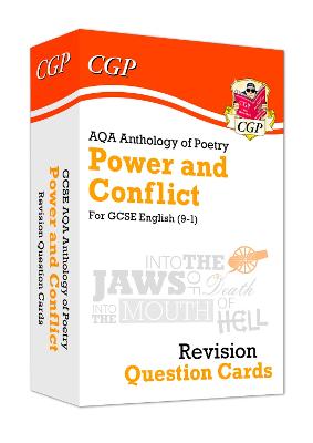 Book cover for GCSE English: AQA Power & Conflict Poetry Anthology - Revision Question Cards