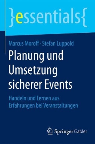 Cover of Planung und Umsetzung sicherer Events