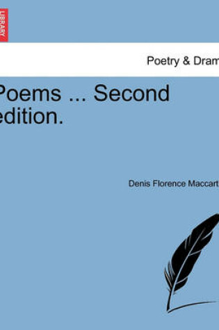 Cover of Poems ... Second Edition.