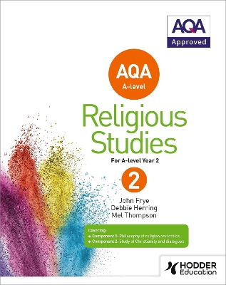 Book cover for AQA A-level Religious Studies Year 2