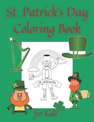 Book cover for St. Patrick's Day Coloring Book for Kids