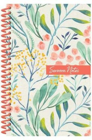 Cover of Sermon Notes Journal [floral]