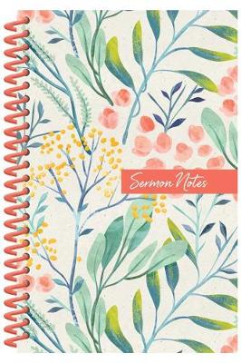 Book cover for Sermon Notes Journal [floral]