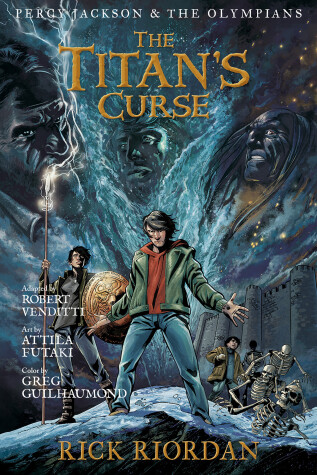 Book cover for Percy Jackson and the Olympians: Titan's Curse: The Graphic Novel, The-Percy Jackson and the Olympians