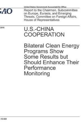 Cover of U.S.-China Cooperation
