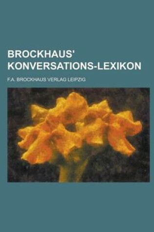 Cover of Brockhaus' Konversations-Lexikon