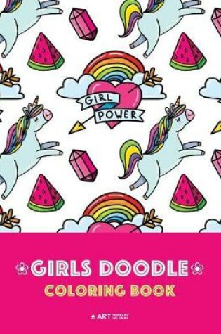 Cover of Girls Doodle Coloring Book