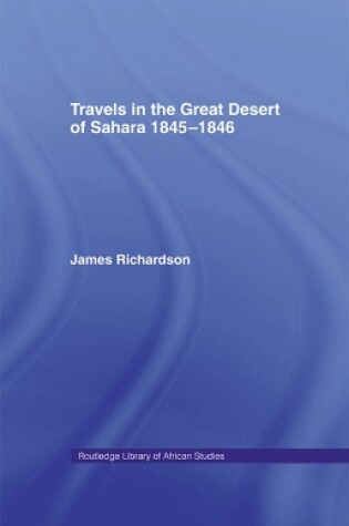 Cover of Travels in the Great Desert