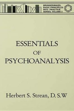 Cover of Essentials of Psychoanalysis