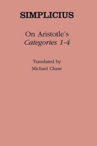 Cover of On Aristotle's "Categories 1-4"