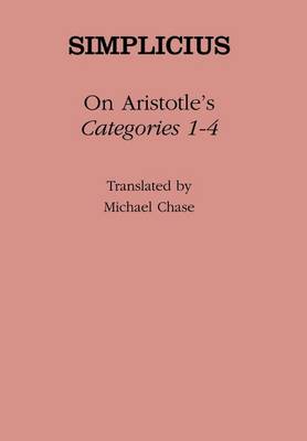 Book cover for On Aristotle's "Categories 1-4"