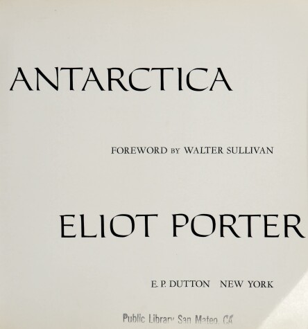 Book cover for Antarctica