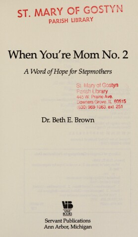 Book cover for When You're Mom No. 2