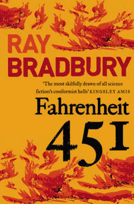 Book cover for Fahrenheit 451